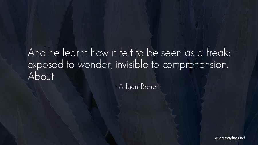 Jacelyn Ann Quotes By A. Igoni Barrett Jacelyn Ann Quotes By A. Igoni Barrett