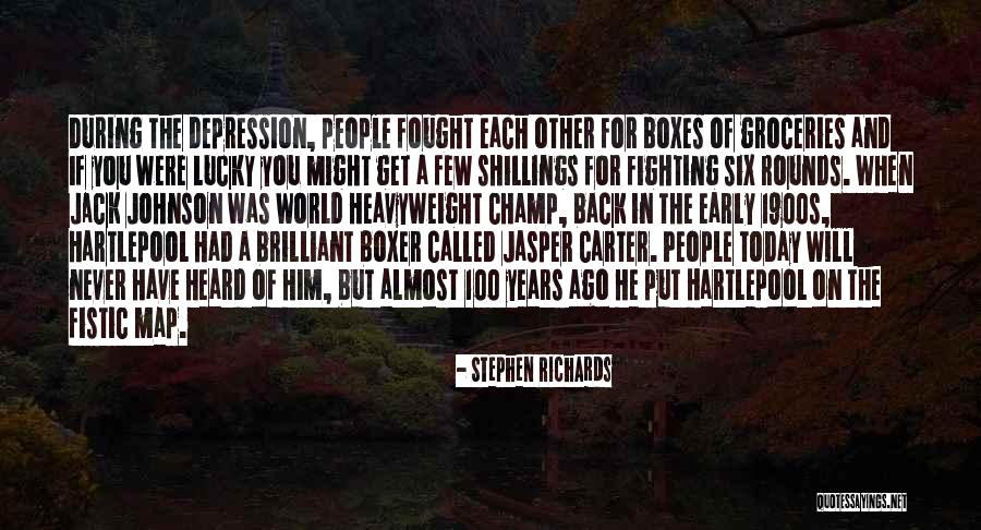 Jack Johnson Boxer Quotes By Stephen Richards