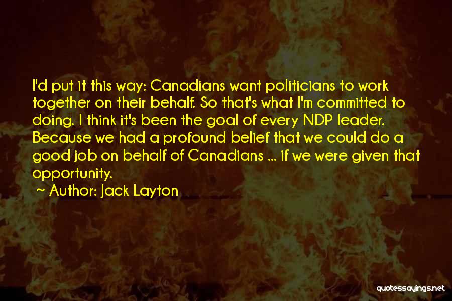 Jack Layton Quotes 509214