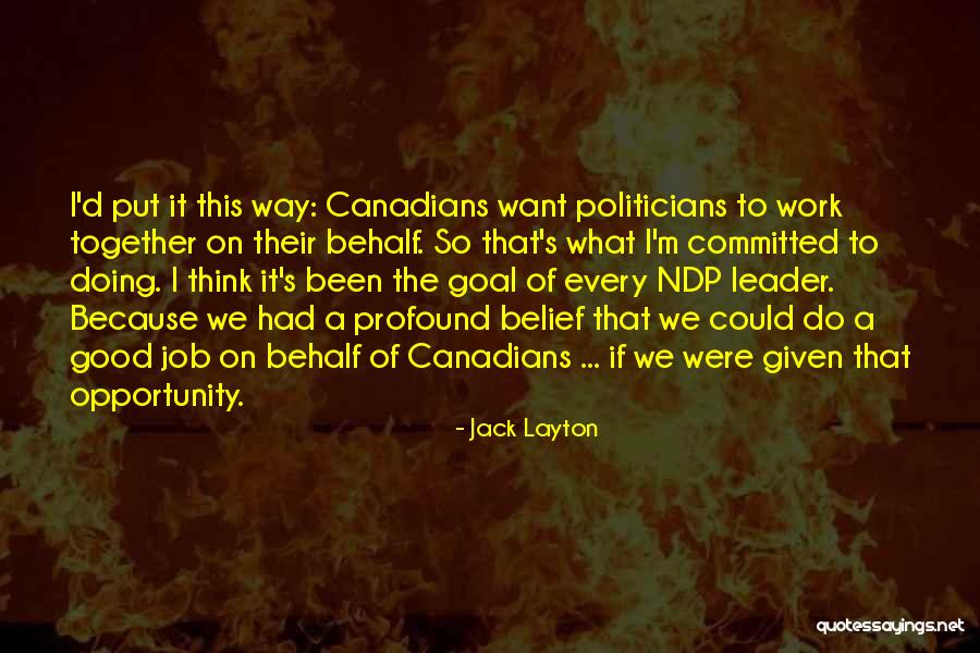 Jack Layton Quotes 509214