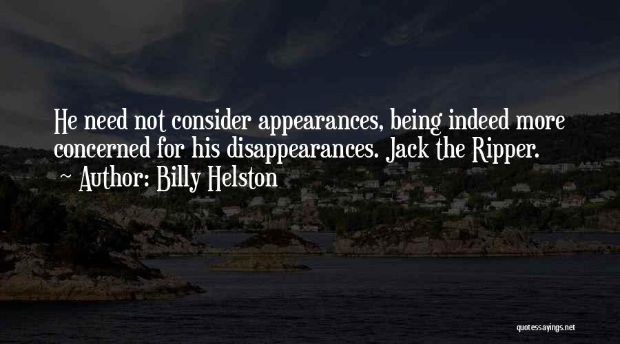 Jack Ripper Quotes By Billy Helston