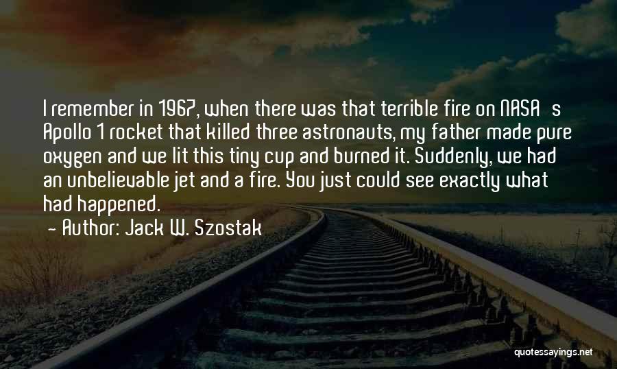 Jack Szostak Quotes By Jack W. Szostak