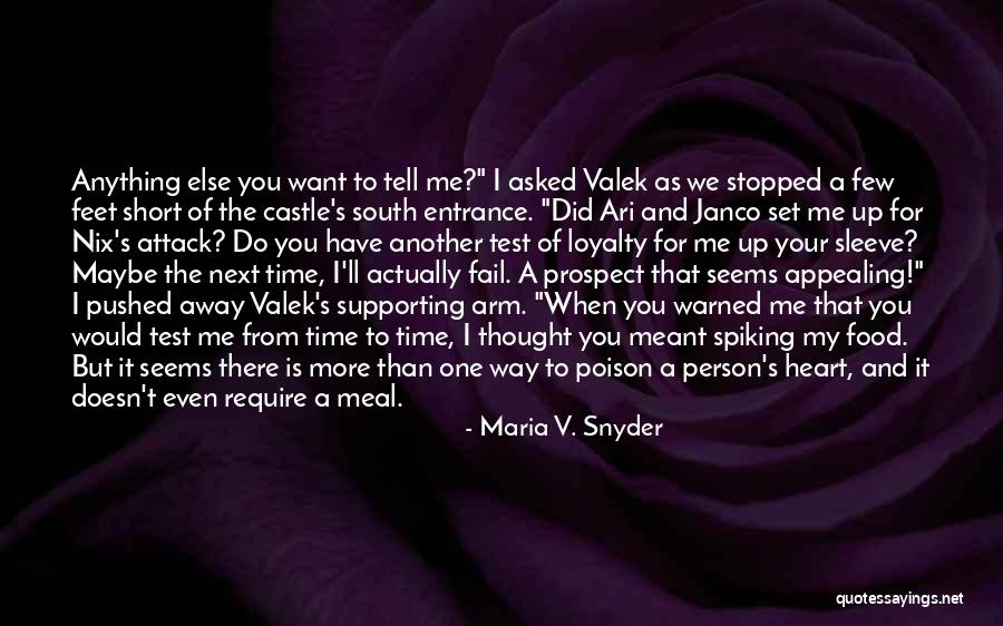 Jackalyn Hyde Quotes By Maria V. Snyder Jackalyn Hyde Quotes By Maria V. Snyder