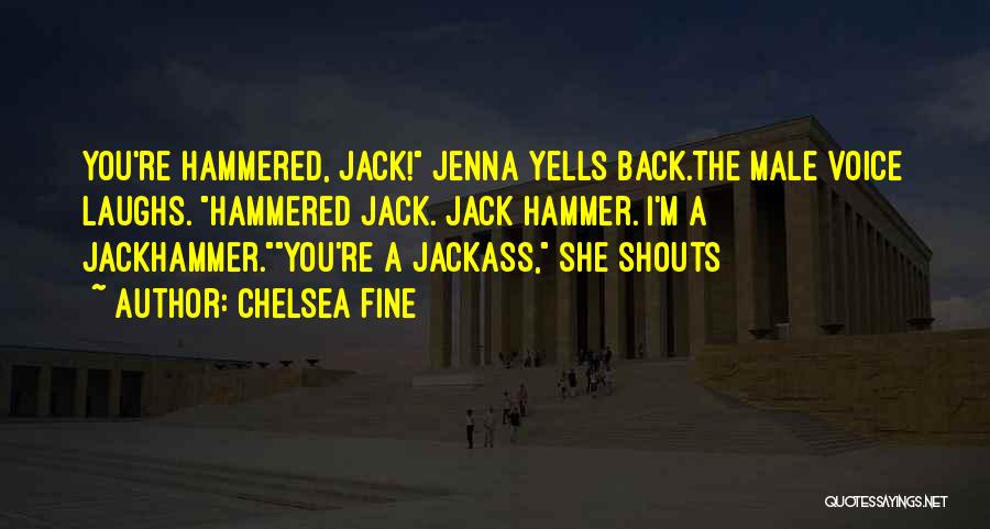 Jackass Quotes By Chelsea Fine