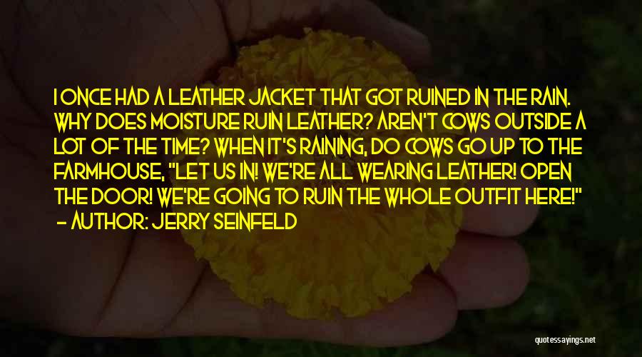 Jackets Quotes By Jerry Seinfeld