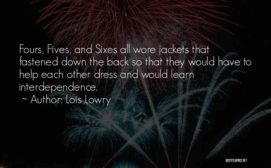 Jackets Quotes By Lois Lowry