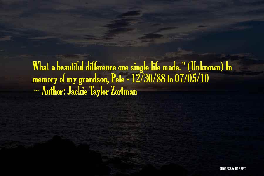 Jackie Taylor Zortman Quotes 140663