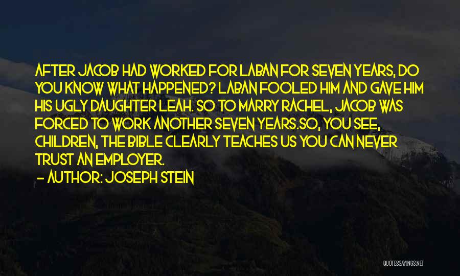 Jacob In The Bible Quotes By Joseph Stein