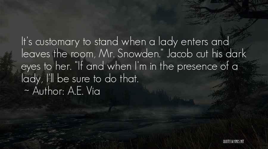 Jacob's Room Quotes By A.E. Via