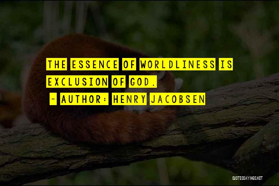 Jacobsen Quotes By Henry Jacobsen