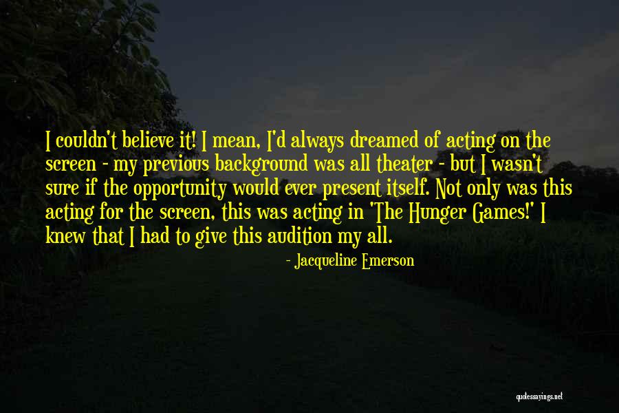 Jacqueline Emerson Quotes 95499