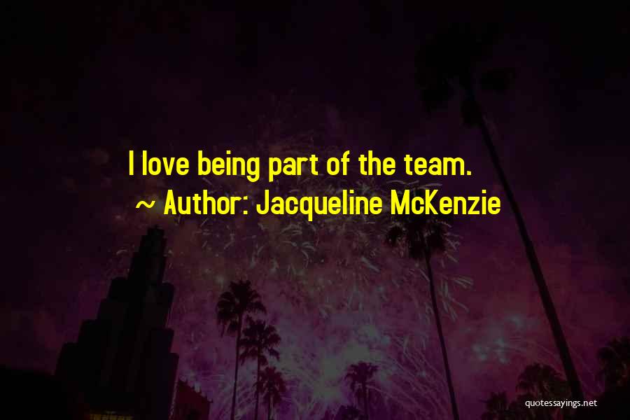 Jacqueline McKenzie Quotes 252340