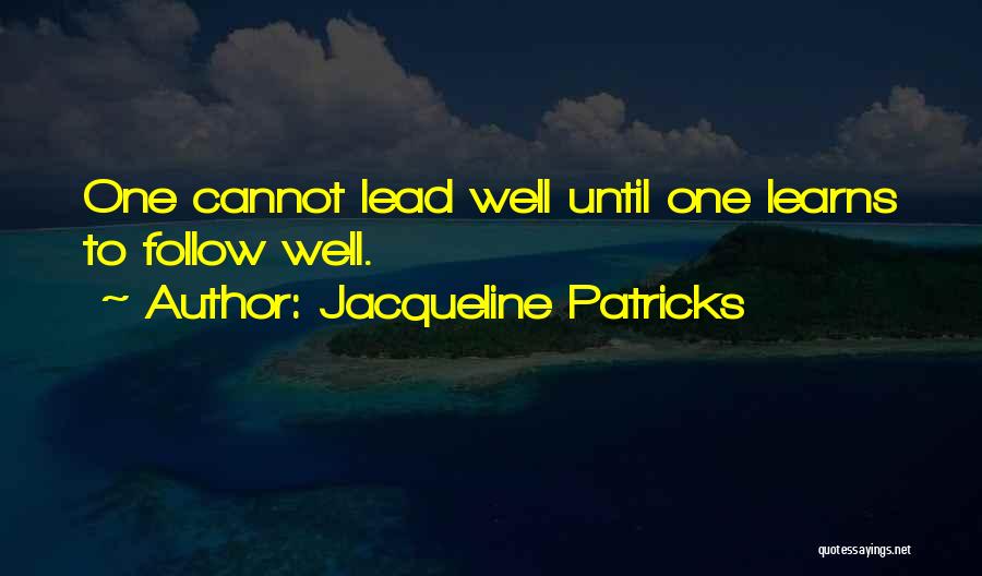 Jacqueline Patricks Quotes 1243891