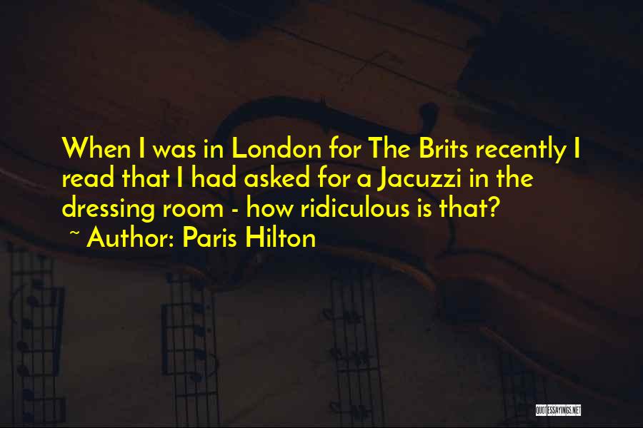 Jacuzzi Quotes By Paris Hilton