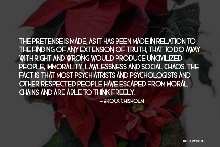 Jaffres Greensburg Quotes By Brock Chisholm Jaffres Greensburg Quotes By Brock Chisholm