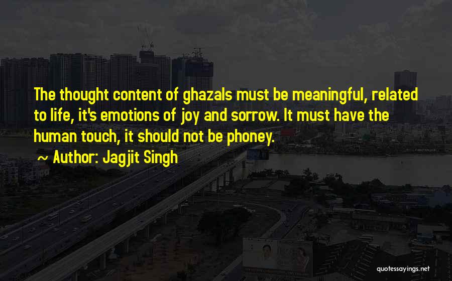 Jagjit Singh Quotes 128208