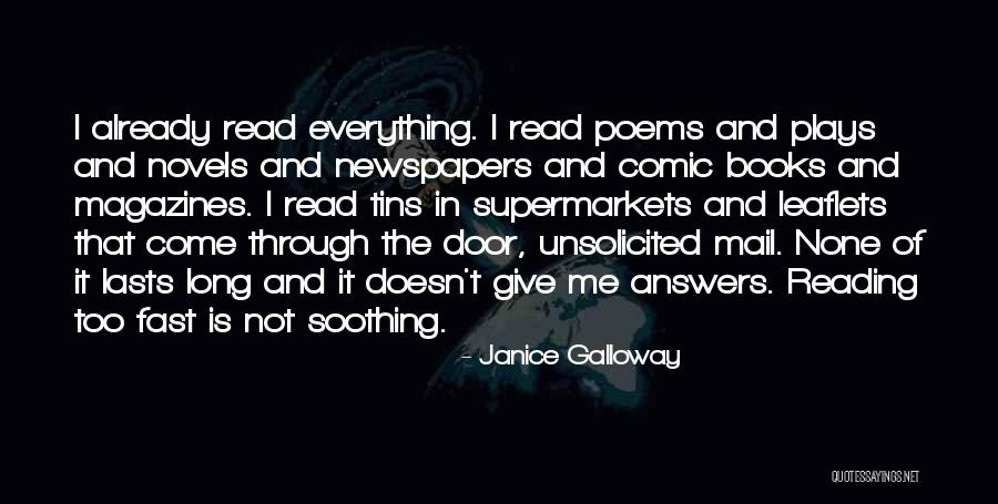 Jainard Quotes By Janice Galloway Jainard Quotes By Janice Galloway