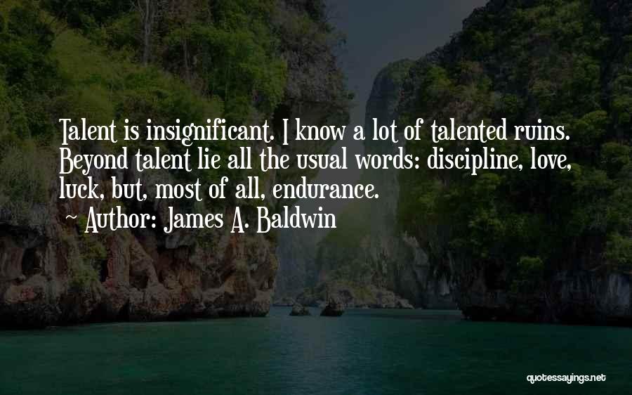 James A. Baldwin Quotes 123249