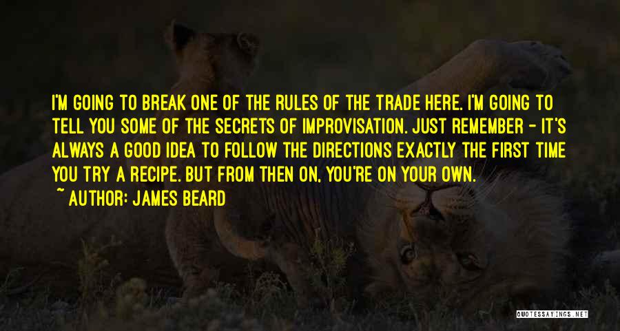 James Beard Quotes 492125