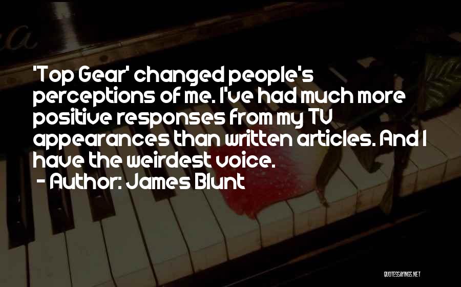 James Blunt Top Gear Quotes By James Blunt