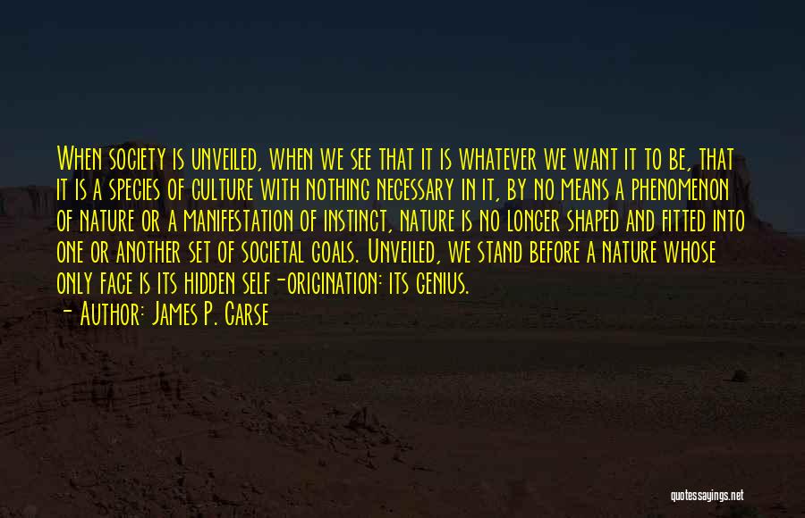 James Carse Quotes By James P. Carse