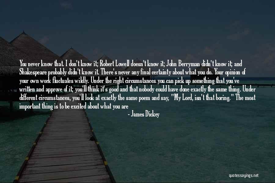 James Dickey Quotes 1308529