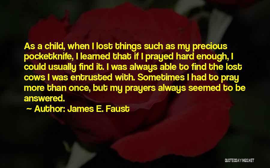 James E. Faust Quotes 1773556