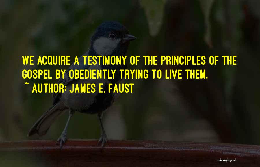 James E. Faust Quotes 905440