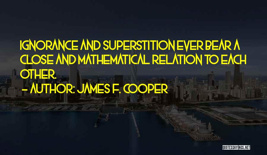 James F. Cooper Quotes 1104662