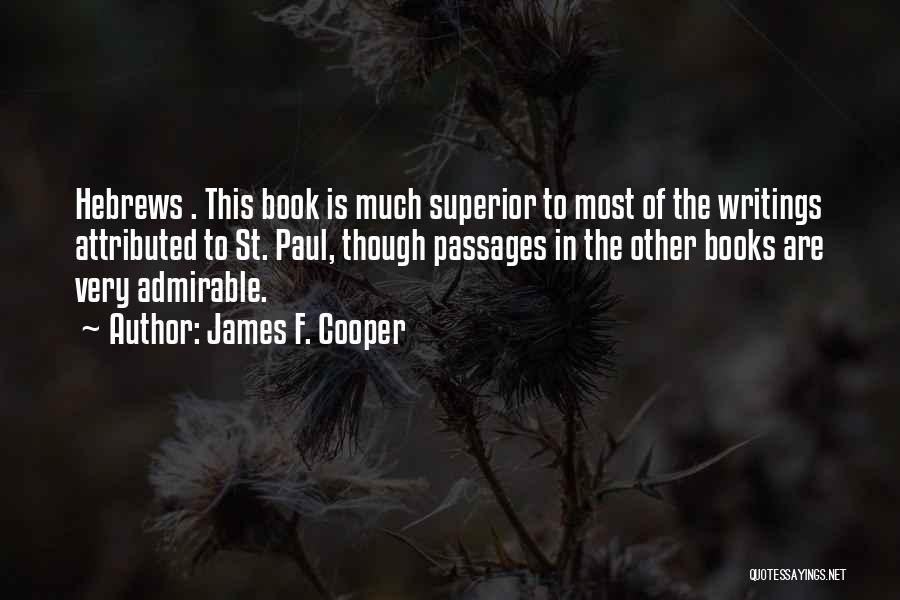 James F. Cooper Quotes 1636227