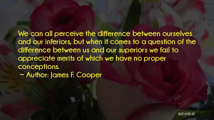 James F. Cooper Quotes 456314