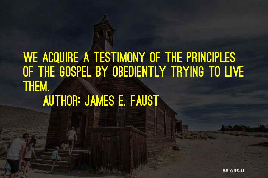 James Faust Quotes By James E. Faust