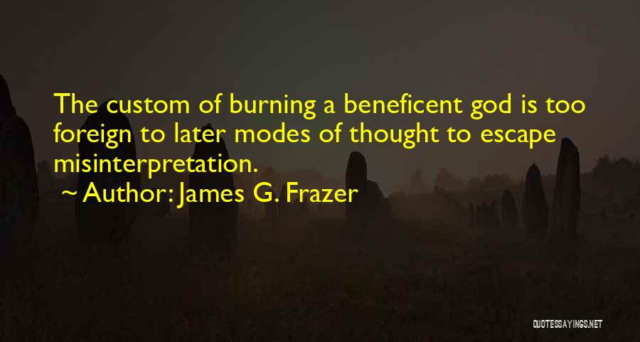 James Frazer Quotes By James G. Frazer