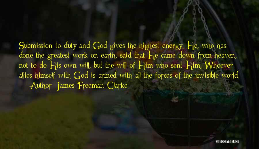 James Freeman Clarke Quotes 740865