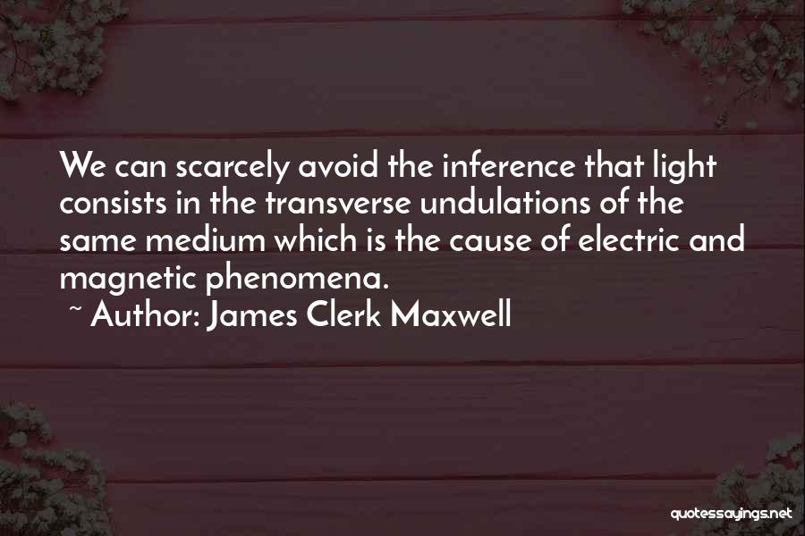 James Maxwell Clerk Quotes By James Clerk Maxwell