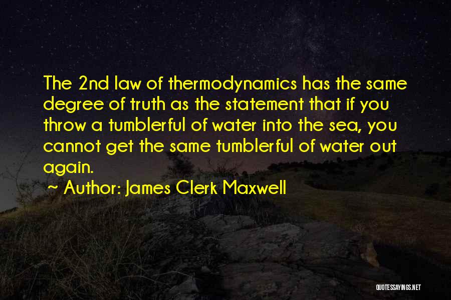 James Maxwell Clerk Quotes By James Clerk Maxwell