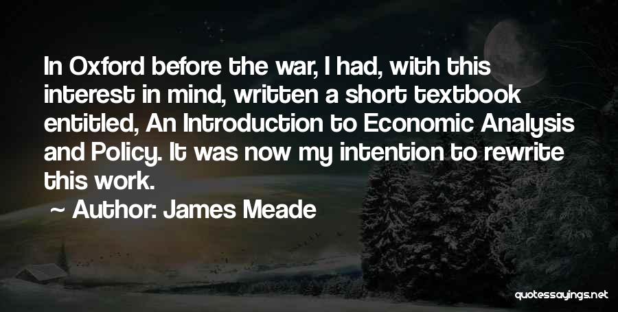 James Meade Quotes 1455884