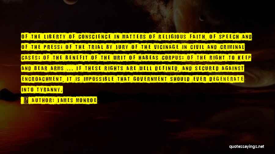 James Monroe Quotes 1680764