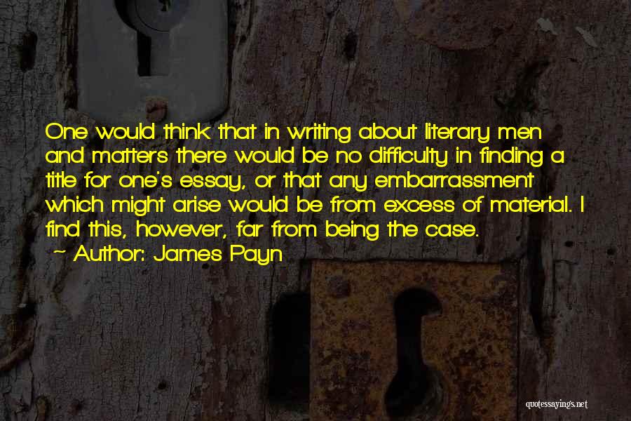 James Payn Quotes 1815663