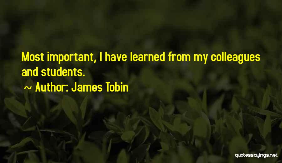 James Tobin Quotes 1124785