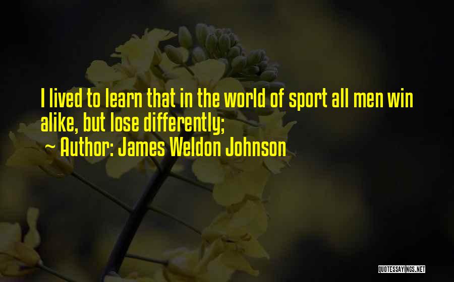 James Weldon Johnson Quotes 763368