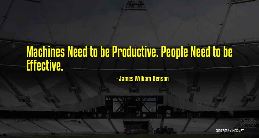 James William Benson Quotes 409388