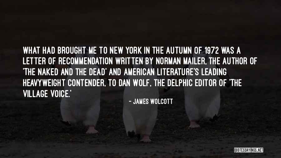 James Wolcott Quotes 201250