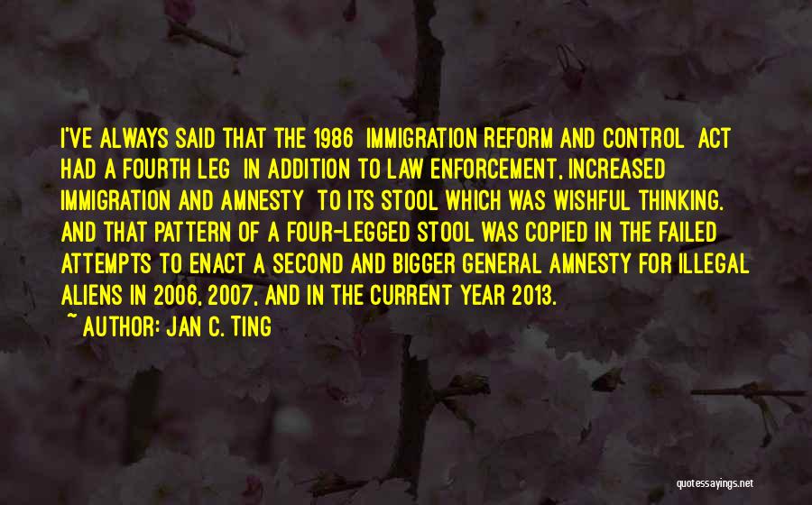 Jan C. Ting Quotes 728168