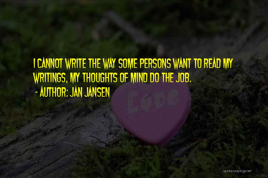 Jan Jansen Quotes 2126781