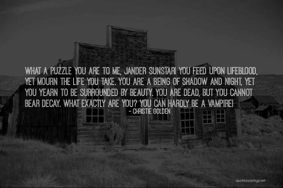 Jander Quotes By Christie Golden Jander Quotes By Christie Golden