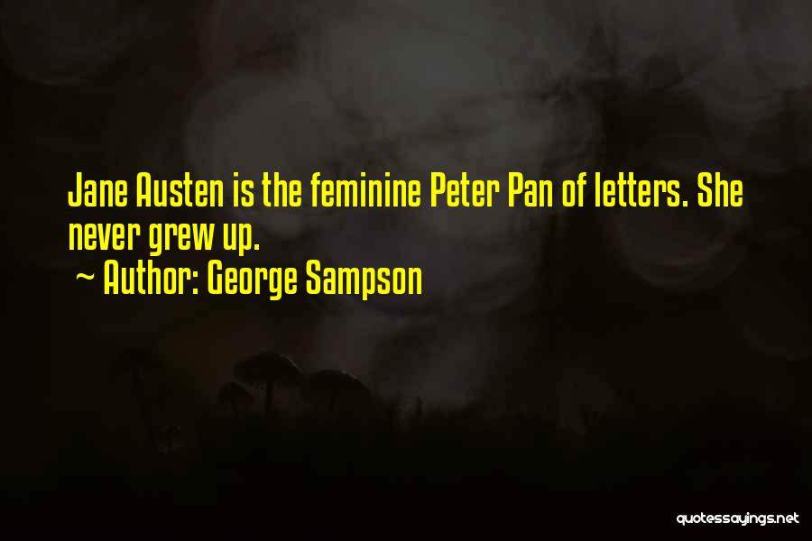 Jane Austen Letters Quotes By George Sampson