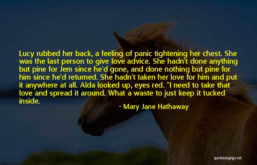 Jane Hathaway Quotes By Mary Jane Hathaway