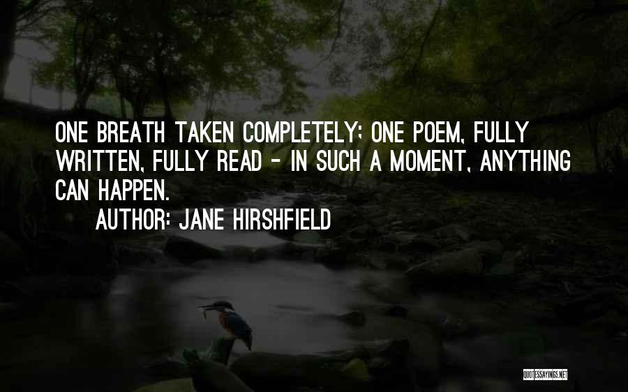 Jane Hirshfield Quotes 1867111