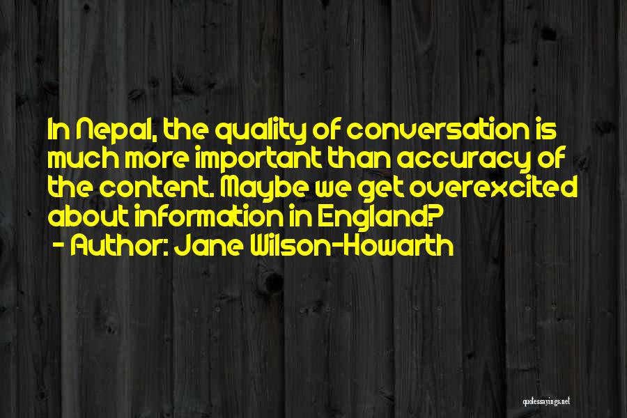 Jane Wilson-Howarth Quotes 1482176